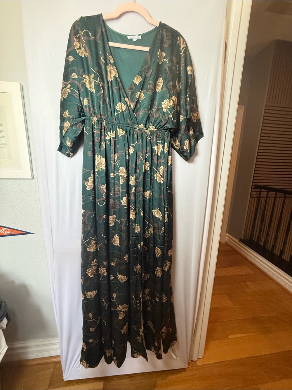 BALTIC BORN GREEN FLORAL MAXI DRESS – SIZE MEDIUM - Picture 2 of 6